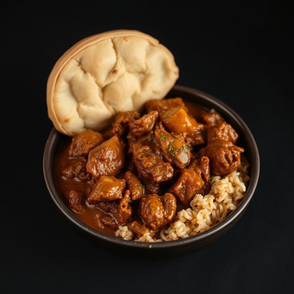 Ulusu with steamed bread